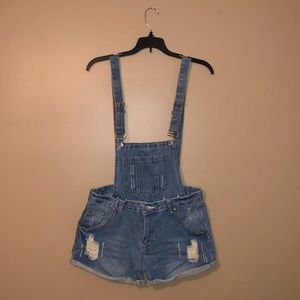 Women’s 2 in 1 Overalls/Shorts